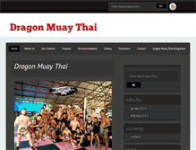 Tablet Screenshot of phuketdragonmuaythai.com
